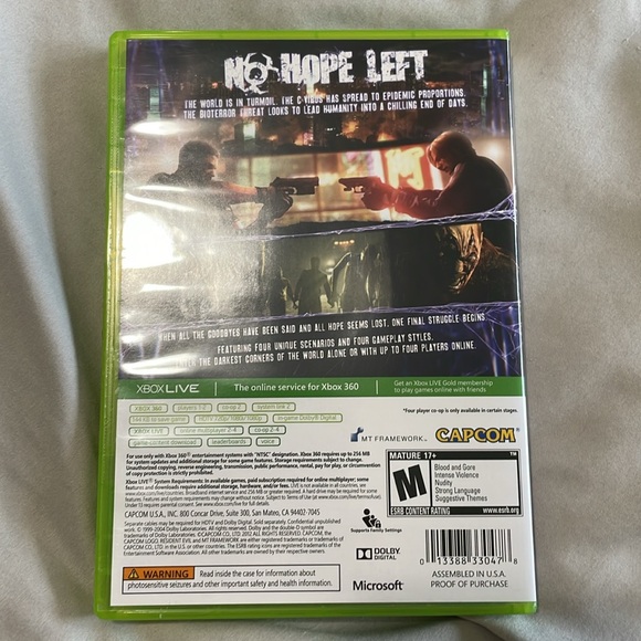 XBOX 360 Resident Evil LOT, Resident Evil, Operation Raccoon City, Revelations - Picture 7 of 15